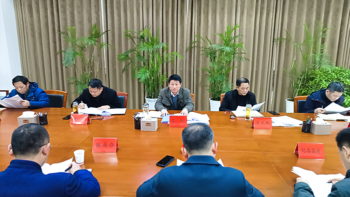 霍辉主持召开望江县委审计委员会第八次会议