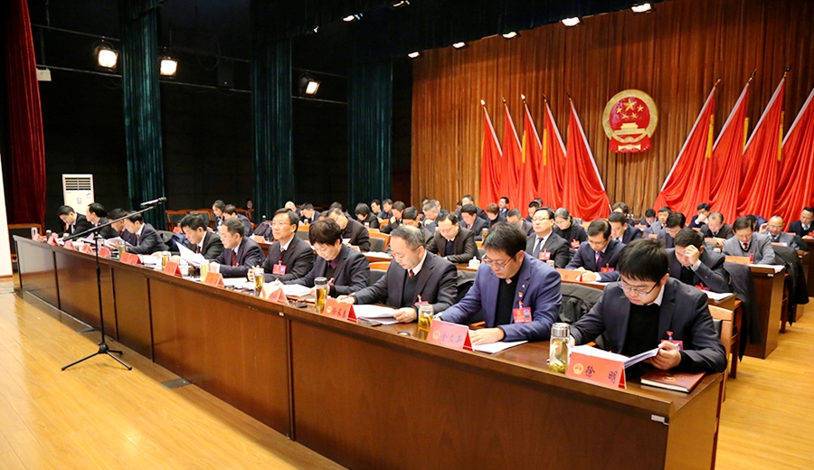 望江县第十七届人民代表大会第四次会议举行第二次全体会议